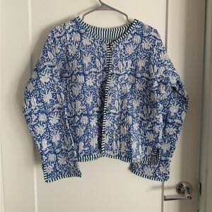 Quilted reversible jacket